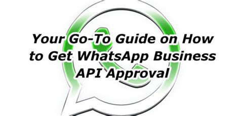Working with whatsapp business solution provider will help you get approved faster and with significantly less work on your part. How to Get WhatsApp Business Account API Approval