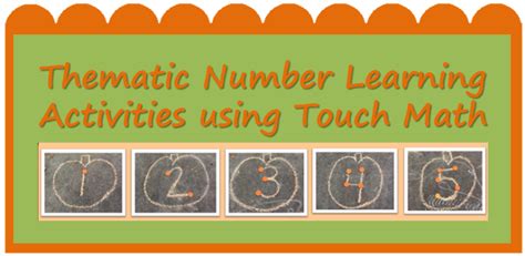 The RV Classroom: Using Touch Math to Teach Numbers | Touch math, Learning numbers, Teaching numbers