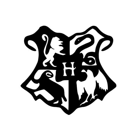 Hogwarts Crest Decal Hogwarts House Crests Vinyl Decal Etsy