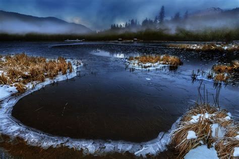 Maybe you would like to learn more about one of these? Alaska, river, mist, nature, mountains, cabin, frost ...
