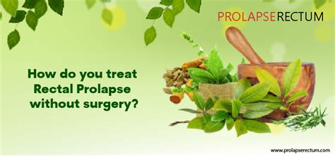 How Do You Treat Rectal Prolapse Without Surgery