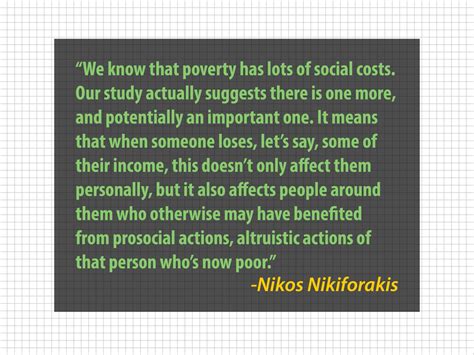 how do the costs of poverty affect something like altruism in rich and poor people