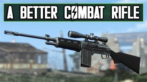 A Beautiful Replacement For The Combat Rifle Fallout Mod Youtube