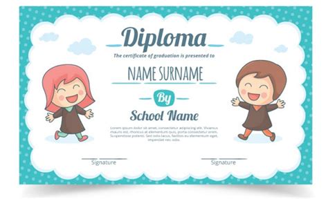 Diplomas Para Niños Para Editar En Word Descargar Hábitos De Niños