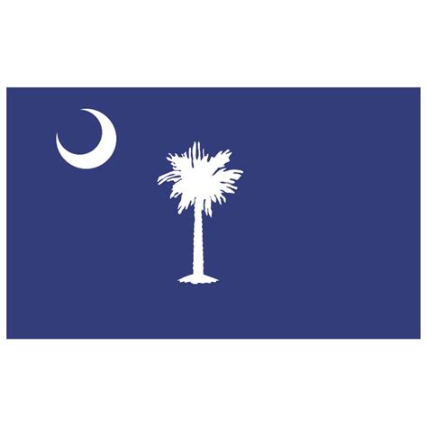 South Carolina Flag Royalty Free Stock Svg Vector