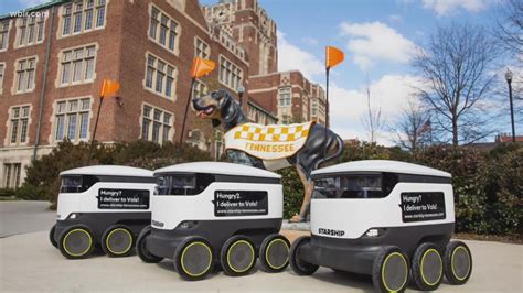 Robot Food Delivery Service Rolls Out At University Of Tennessee