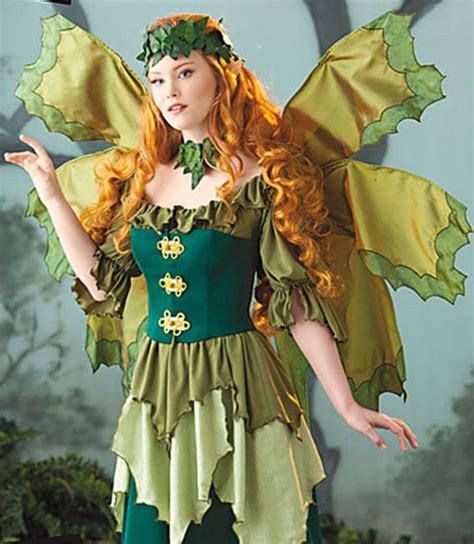 Winged Fairy Costume Pattern Fantasy Wood Nymph Elf Costume Etsy Nymph Costume Fairy