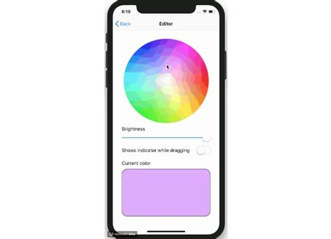 A Simple Color Picker For Ios