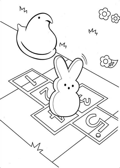 Free Printable Peeps Coloring Pages
