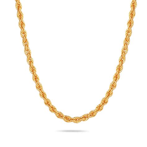 Buy CANDERE A KALYAN JEWELLERS COMPANYBIS Hallmark 18k 22k Gold Chain For Men Yellow Gold