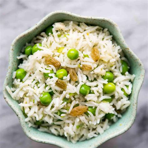 Basmati Rice Salad With Peas Mint And Lemon Recipe