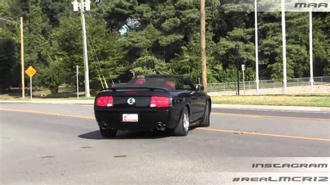 Mustang Gt Loud Acceleration In Front Of A Cop Youtube