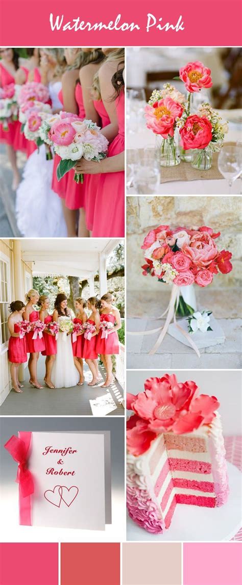 Stunning Bright Pink Wedding Color Ideas With Invitations