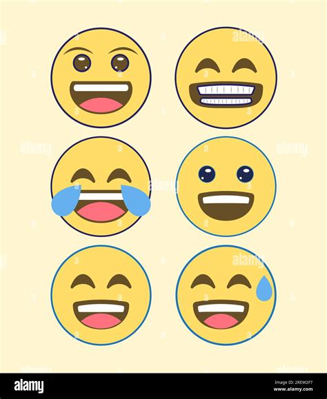 Iphone Whatsapp Emojis High Quality Emoticons Isolated On A White