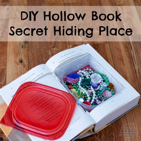 Diy Hollow Book Secret Hiding Place