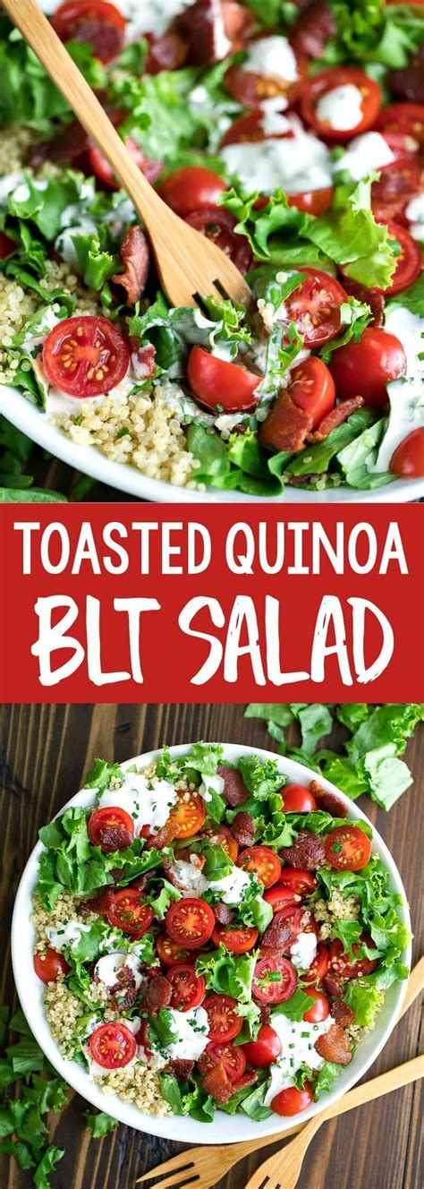 Blt Quinoa Salad Recipe Peas And Crayons Recipe Veggie Recipes