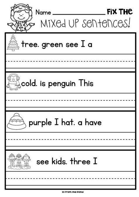 1st Grade Writing Worksheets English Worksheets For Kids English