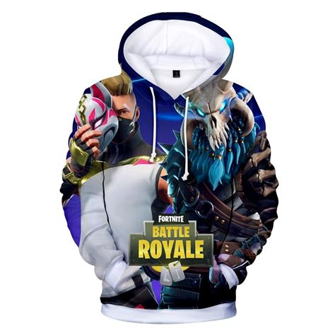 Fortnite Hoodies Fortnite Sky Fox Hero Mask 3d Hoodie Gaming Hoodie