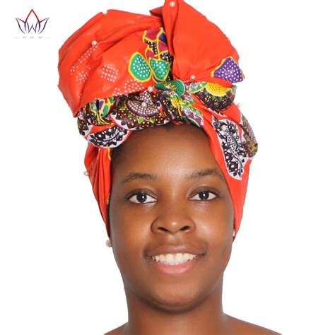 African Headwrap Women Traditional Headtie Scarf Turban 100 Cotton Wax 72x22 African Clothing