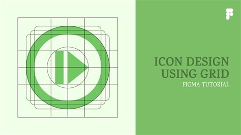 Icon Design Using Grid In Figma Figma Tutorial Youtube