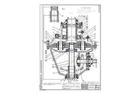 Example Of Helicopter Main Gearbox Drawing Download Drawings