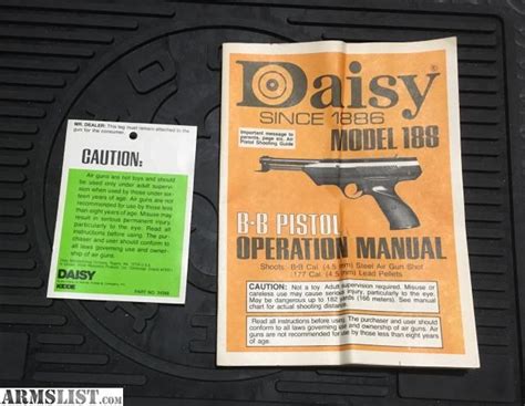 Daisy Bb Gun Model 188 Owners Manual Bestkload