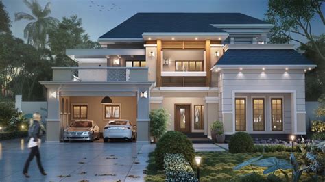Modern Kerala Style Houses In Unique Architectural Elevation Designs