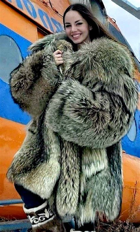 daria fur coat fashion fabulous fox wild wolf fox fur coat silver fox black women fashion