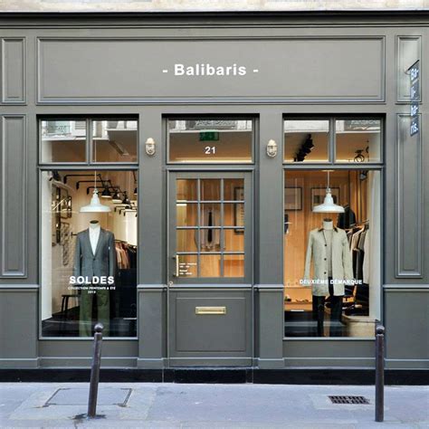 Best Menswear In Paris Storefront Design Shop Front Design Facade