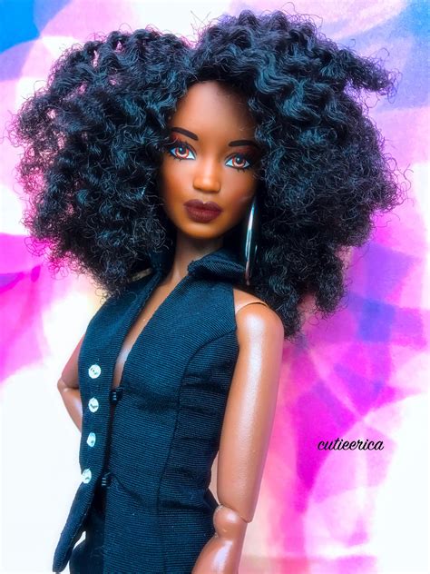 Natural Hair Model Beautiful Barbie Dolls Black Barbie Natural Hair