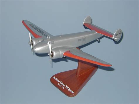 Lockheed L 10 Electra Used By Amelia Earhart Airplane Model Etsy