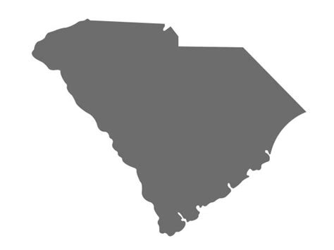 Map Of North And South Carolina Illustrations Royalty Free Vector