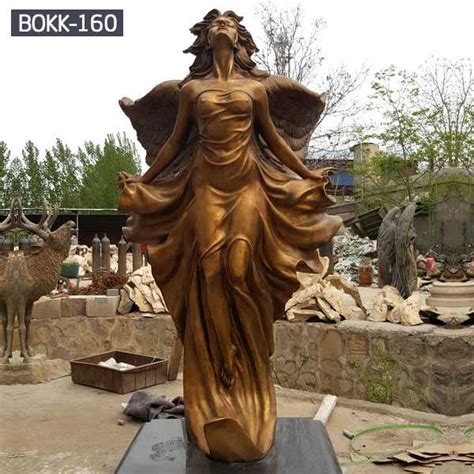 Large Bronze Outdoor Angel Statue Sculpture For Sale Bokk 152 Youfine