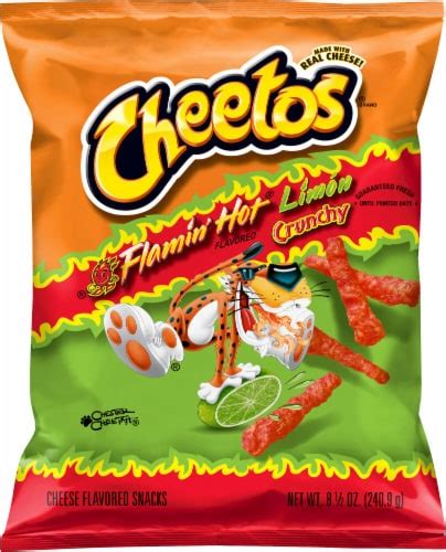 Cheetos® Crunchy Hot Limon Chips 85 Oz Smiths Food And Drug