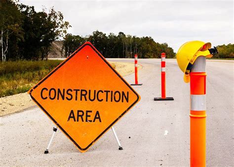 Highway Construction Zone Safety Rules Road Signs Speed Limit And Fines