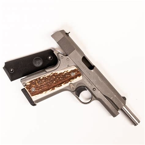 Colt M1911a1 Stainless Series 80 For Sale Used Very Good Condition