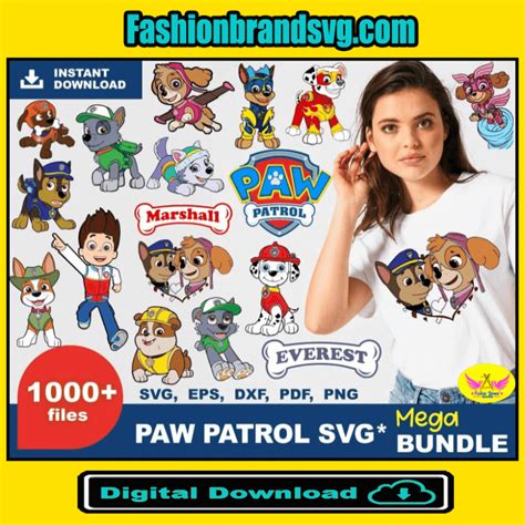 Paw Patrol Bundle Paw Patrol Bundle Svg Patrol Svg