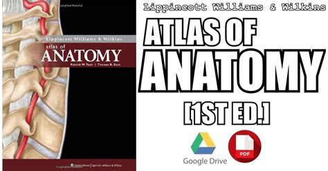 Lippincott Williams And Wilkins Atlas Of Anatomy 1st Edition Pdf Free