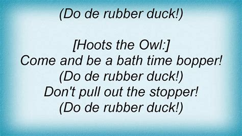 Sesame Street Do De Rubber Duck Lyrics Youtube Music