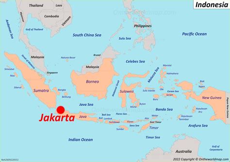 Jakarta Map Indonesia Detailed Maps Of Jakarta