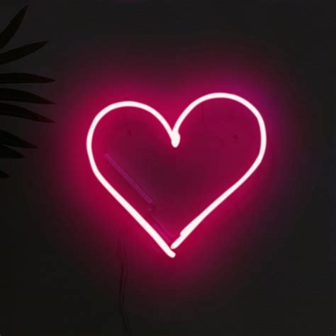 Love Heart Neon Light Firebox