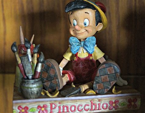 Disney Pinocchio Carved From The Heart From Jim Shore Disney