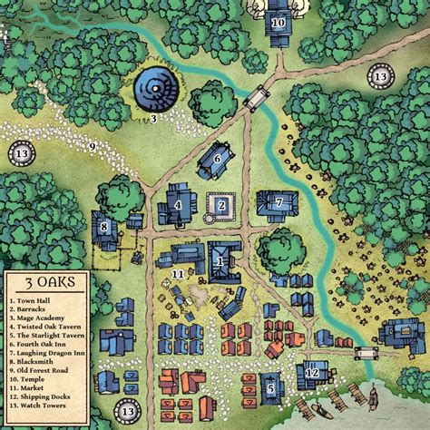 Made My First Town Map Wonderdraft Fantasy City Map Fantasy World
