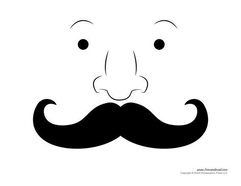 Printable Mustache Templates Mustaches For Kids Tims Printables