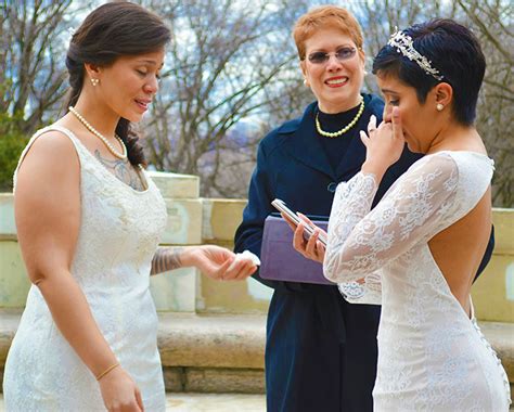 Central Park Gay Marriage Ceremonies Reverend Billingual Interfaith Ceremonies