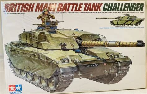 Tamiya Model Kit British Main Battle Tank Challenger 135 Military 25