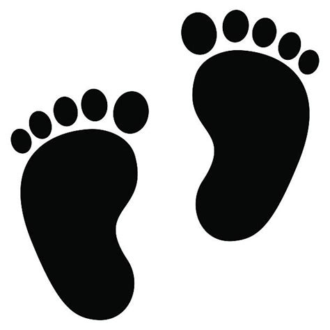 Printable Baby Footprints Baby Footprints Peel And Stick Creative