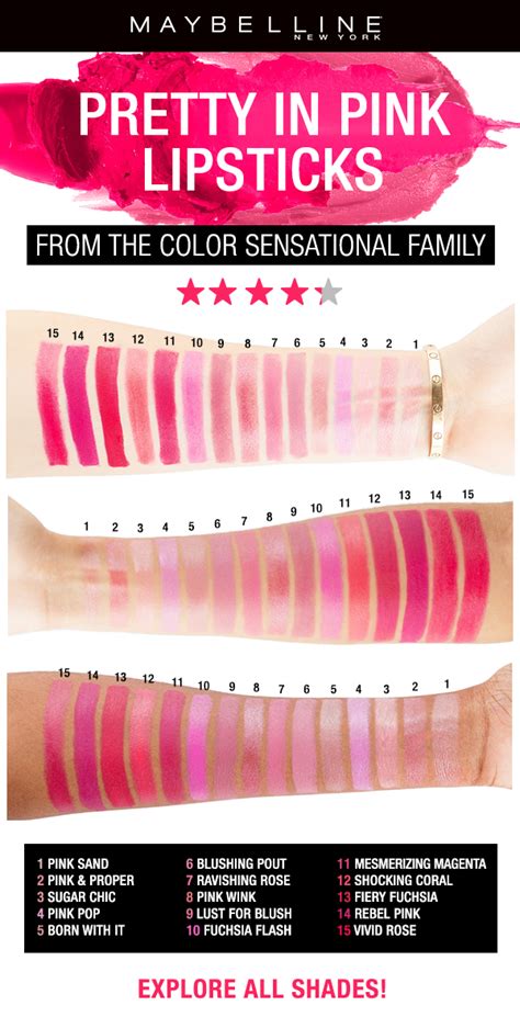 Pink Lips Are A Great Way To Finish Your Summer Makeup Look Maybelline