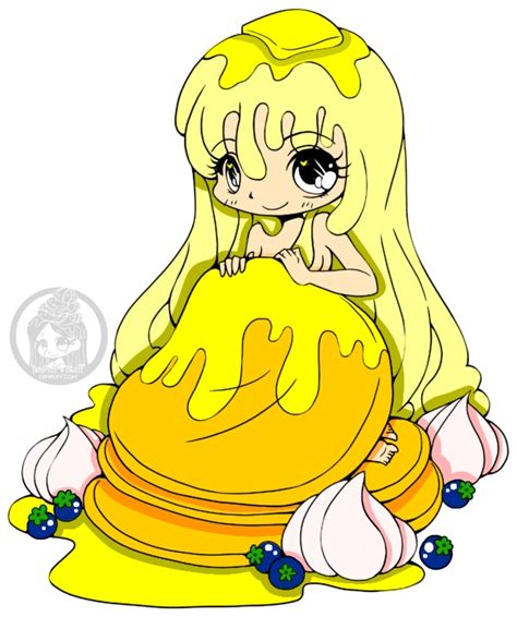 Chibi Pancake Girl Coloring By Vanillastars910 On Deviantart