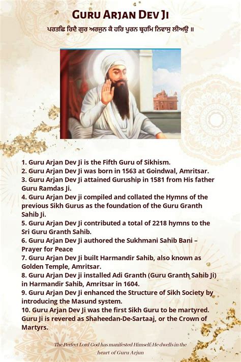 Guru Arjan Dev Ji Tannerropnolan